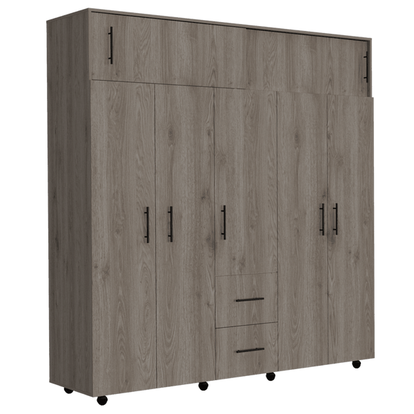 Closet Alana color Humo y Blanco para Habitación.