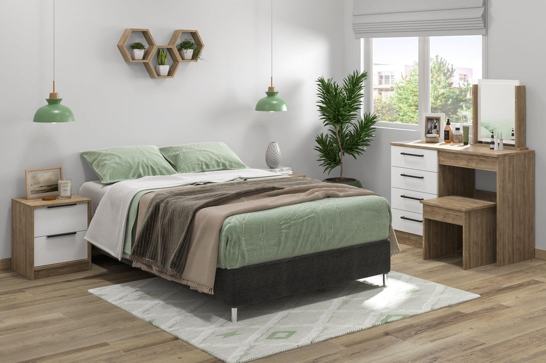 Combo para Habitación Omega, incluye Base Cama Semidoble.