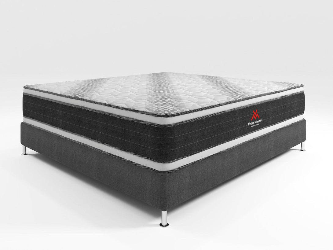 Combo para Habitación Troy, incluye Base Cama Presidencial.