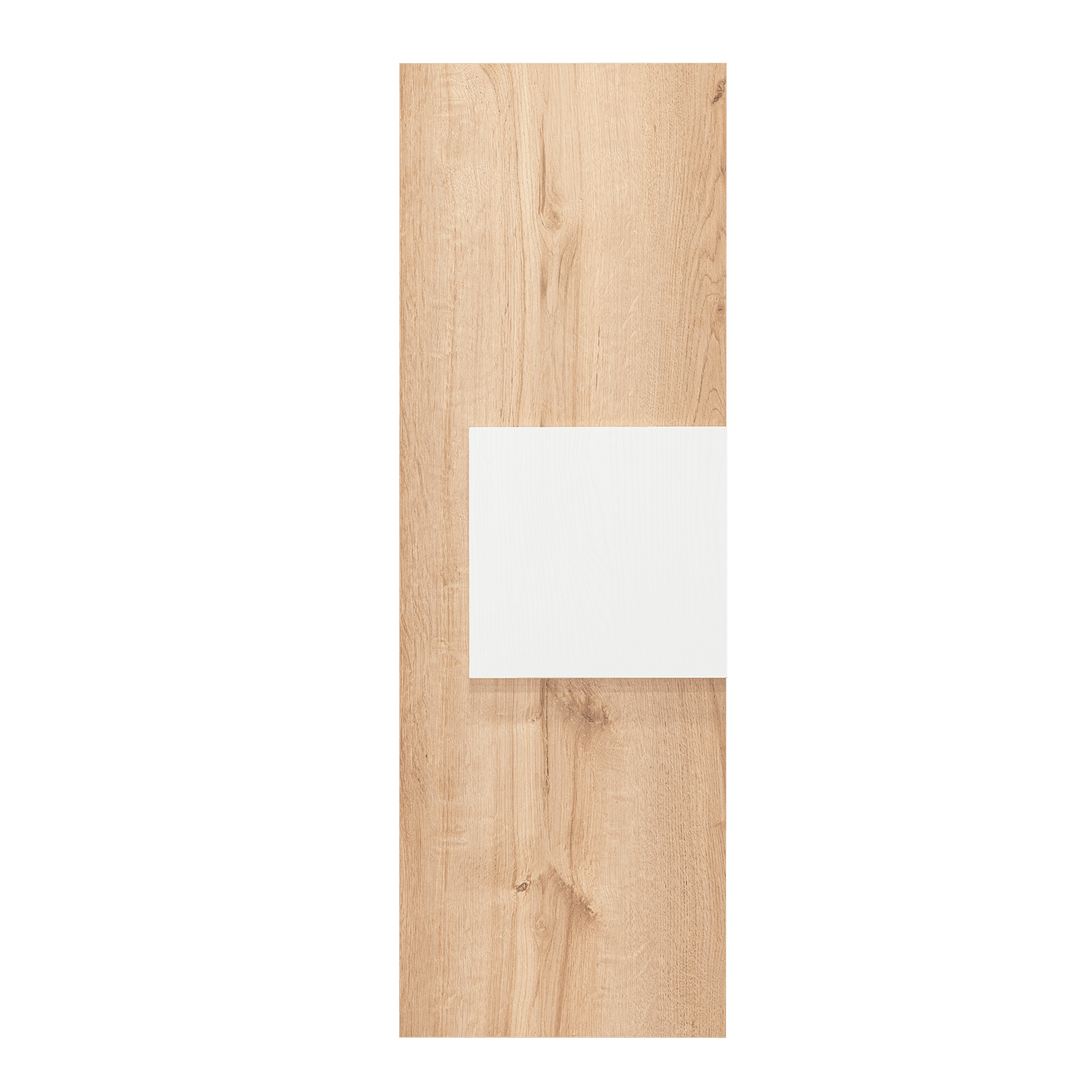 Gabinete de Baño Picasso, Blanco y Café Claro, con Espacio Para Guardar Objetos de Aseo ZF - VIRTUAL MUEBLES