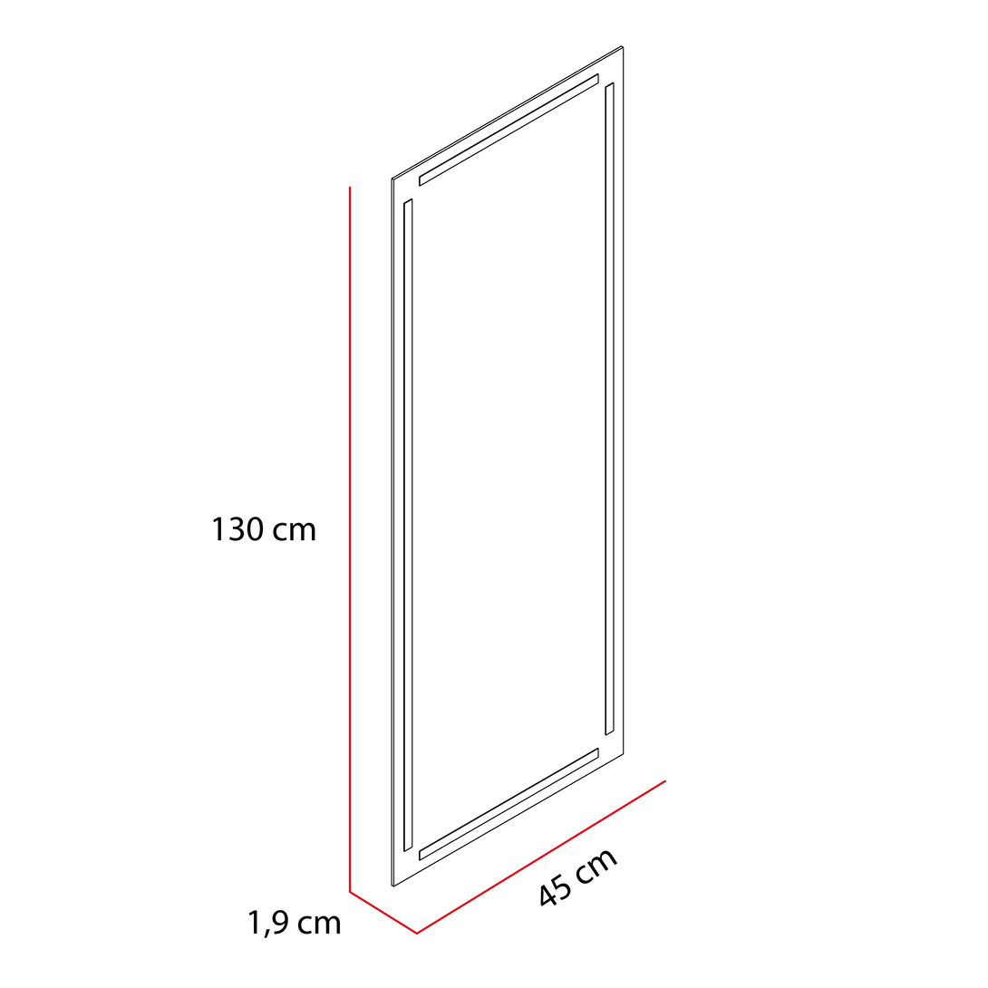 Espejo Lugo, Rectangular con diseño en Sandblasting - VIRTUAL MUEBLES