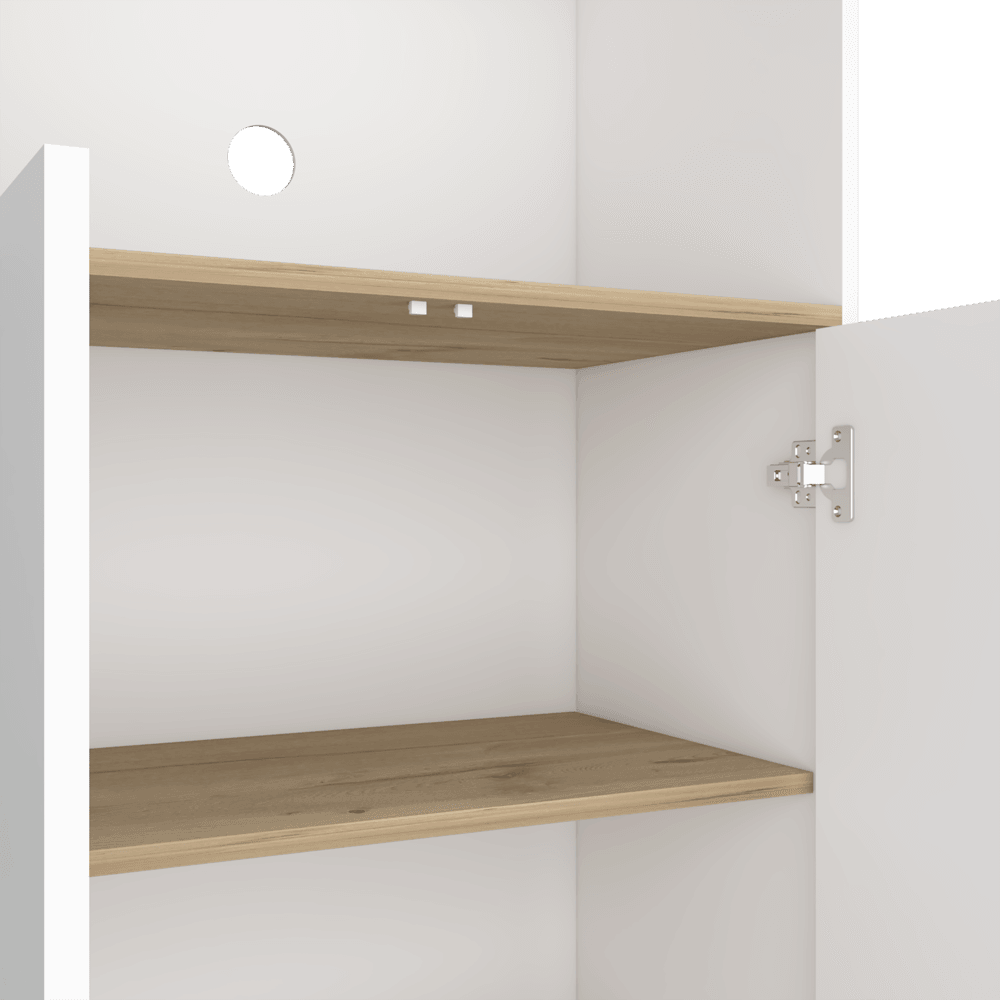 Mueble Auxiliar Lirio, Zabedra, con Espacio Para Microondas ZF - VIRTUAL MUEBLES