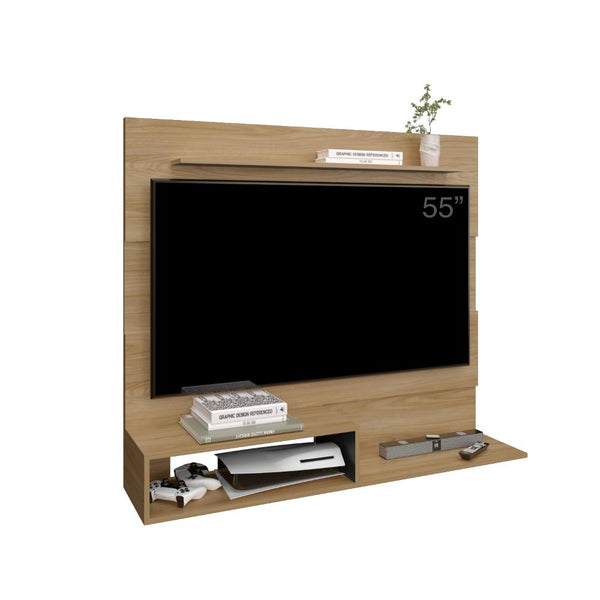 Panel de Tv Beijing, Fresno Europeo y Wengue, con espacio para tv 55"